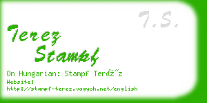 terez stampf business card